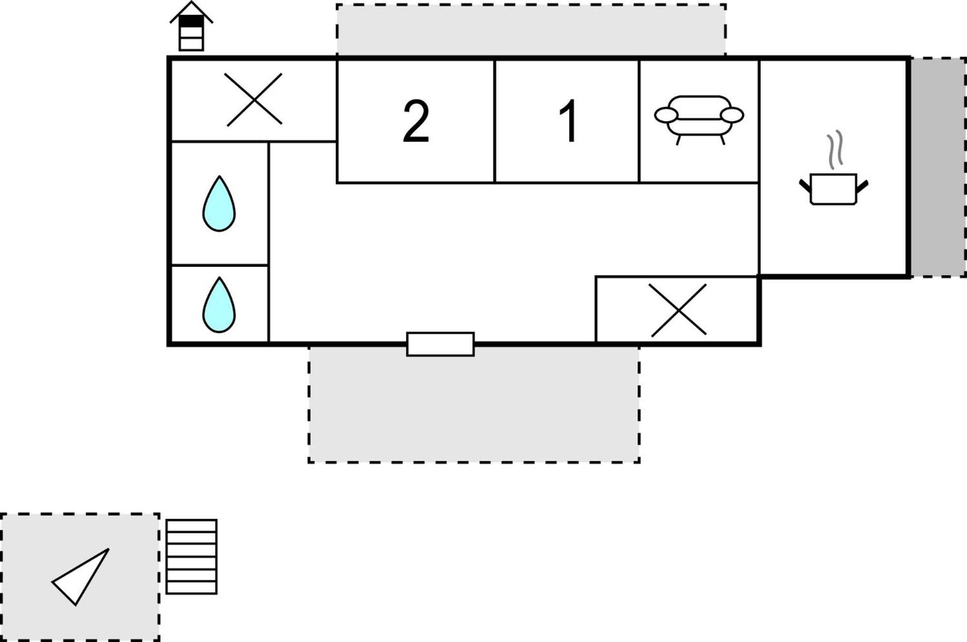 2 Bedroom Lovely Apartment In 로브란 외부 사진